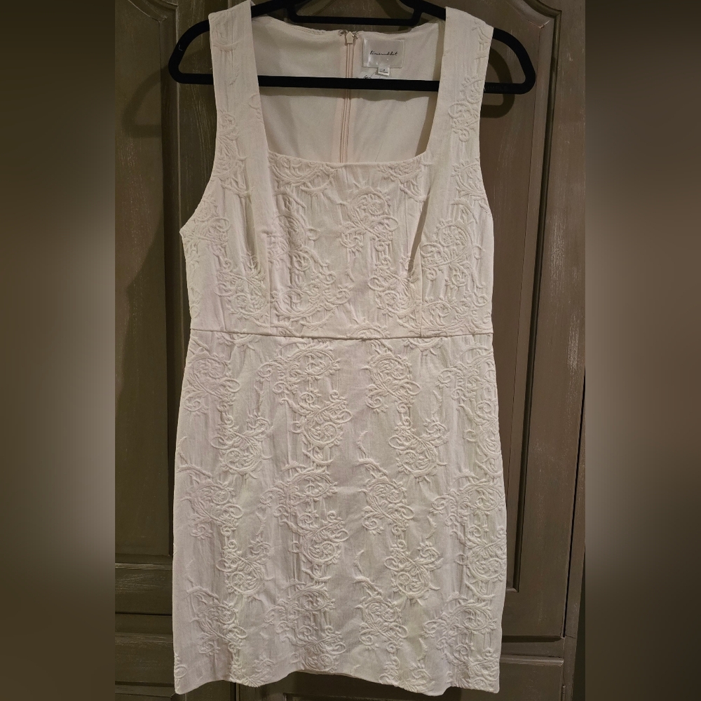 Classic White Dress By Line And Dot For Special Occasions